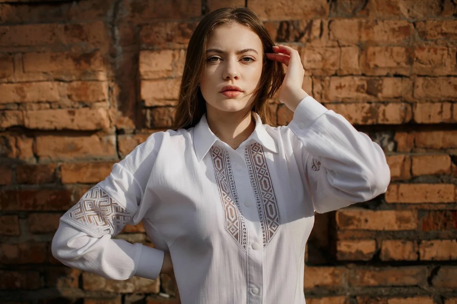 Рубашки женские льняные с чем носить