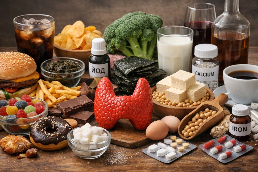 Щитовидка: які продукти можуть заважати