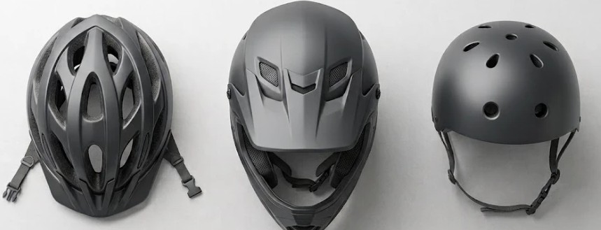 Три типи шоломів для електросамоката: half-shell, full-face і скейтерський — порівняння захисту